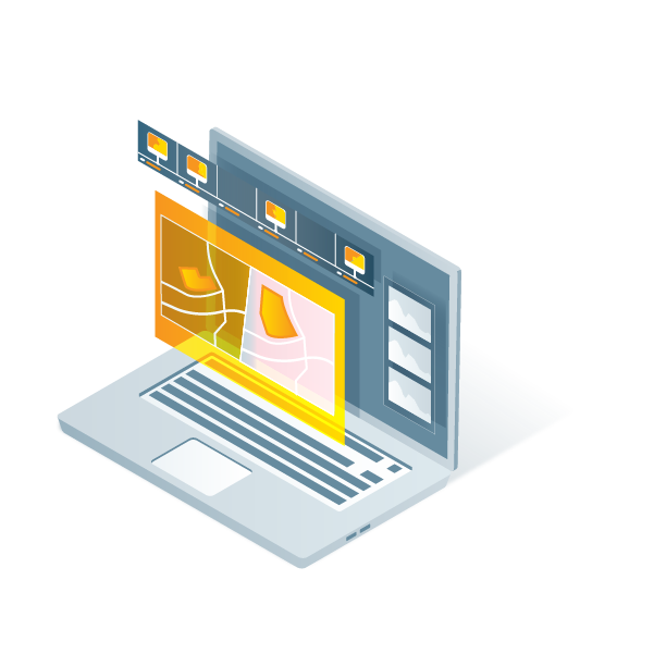 Analyze site progress on the cloud